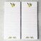 Nancy Nikko Lemon and Olive Branch Refrigerator Notepads Set of 2 Pads