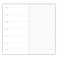 newestor Travelers Notebook Inserts Weekly Refills for Standard Size Travelers Notebook Set of 3 Total 192 Pages 825 x 425 Inches