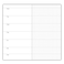 newestor Travelers Notebook Inserts Weekly Refills for Standard Size Travelers Notebook Set of 3 Total 192 Pages 825 x 425 Inches
