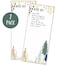 Gina B Set of 2 Forest List Pad Notepad Shopping List Grocery List with Attachable Magnet