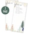 Gina B Set of 2 Forest List Pad Notepad Shopping List Grocery List with Attachable Magnet