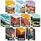 Sureio 20 Pack National Park Mini Notebook Pocket Adventure Notebook Memo Book Mountain Art Prints Small Notepad for Adventure Seekers Hikers Travellers 32 x 5 Inches10 Styles