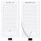 Sinmoe 2 Pcs Magnetic Notepad for Refrigerator Grocery List Magnet Notepad Fun Memo Note Pad Fridge To Do List with Pen Holder for Shopping Grocery Task 35 x 75 Inch 100 SheetsGrocery List