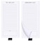 Sinmoe 2 Pcs Magnetic Notepad for Refrigerator Grocery List Magnet Notepad Fun Memo Note Pad Fridge To Do List with Pen Holder for Shopping Grocery Task 35 x 75 Inch 100 SheetsGrocery List