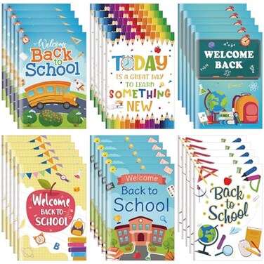Dunzoom 30 Pcs Mini Notebooks Small Notepads Journal in Bulk Exchange Party Favor SuppliesSchool