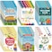 Dunzoom 30 Pcs Mini Notebooks Small Notepads Journal in Bulk Exchange Party Favor SuppliesSchool
