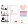 kate spade new york Padfolio with 7 Sticky Note Pads Studying Essentials Set Includes Cute Sticky Notes with 75 Sheets Per Notepad Charmed Library