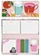 kate spade Kate Spade New York Padfolio with 7 Sticky Note Pads Studying Essentials Set Includes Cute Sticky Notes with 75 Sheets Per Notepad Rise and Shine