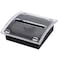 AUECOOME 1 Pcs Pop Up Sticky Note Dispenser Sticky Note Holder Pop Up Note Dispenser Transparent Top for 3 x 3 Inch Sticky Notes School Office Home Store Black Base Clear Top 1