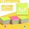 TKTB 18 Pads Pop Up Sticky Notes 3x3 Refills Alternating Color Strong Adhesive Memo Pad Bulk Suitable for Home Office School Clean Removal