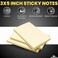 1InTheOffice Large Sticky Notes 3x5 Clear Sticky Notes Yellow 100Sheet 12Pack