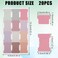 XIHIRCD 20 Sheets240 Pieces Sticky Index Tabs Double Sided Book Page Markers Tabs Blank Monthly Tabs Writable Sticky Notes Flags Self Adhesive Planner Stickers for Labeling Bohemia