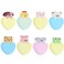 Unigift 24 Pack Cute Animal Sticky Notes8 Patterns Cartoon Message Note Chicken Mouse Tiger Puppy Rabbit Lamb Pig Frog Memo Note