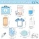 Teling 32 Pack Mini Funny Nurse Sticky Notes Nursing Student Essentials School Gifts Stationary Sticky Notes Booklet Self Stick Pads for Hospital School Supplies