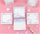 SHIDESHIN 4 Pack Cute Sticky Notes Kawaii Sticky Notes Memo Pads 31x31 Inches Fresh Bear Series SelfStick Note Pads for Girls Boys Students School Office Home 320 Sheets 4 Pads 80 SheetsPad