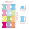 Qaxrocyn 420 PCS Pastel Writable Index Tabs 35 Sheets SmudgeFree Thickened Paper Tape Flags Morandi Foldable SelfStick Page Markers for Books Journals Planners Document Organization