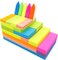 4A Sticky Notes Value Pack Neon Assorted The Most Commonly Used Sizes in One PP BoxSelfStick Notes18 PadsBox1900 Sheets Total 4013