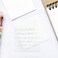HSYMQ 6Pack Transparent Sticky Notes Clear 3 x 3 Translucent Waterproof See Through 300 Sheets