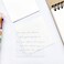 HSYMQ 6Pack Transparent Sticky Notes Clear 3 x 3 Translucent Waterproof See Through 300 Sheets
