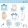 Teling 8 Pack Mini Funny Nurse Sticky Notes Nursing Student Essentials School Gifts Stationary Sticky Notes Booklet Self Stick Pads for Hospital School Supplies
