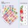 CUALFEC Bible Index Tabs New Old Testament Tabs Matte Laminated Floral Design Bible Journaling Supplies 122 Pcs Polka Dots