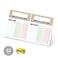 Canopy Street Bright Colorful Sticky Note Chore Chart 1625 x 11 Repositionable Fillin Planner 52 Repositionable Kids Weekly Task ListsMade in The USA
