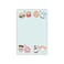 DAILY RITMO Cute Kawaii Food Love Sticky Notes Food Humor Notebook Notepad Note Card for Novelty Lover Gift 50 Pages 4x6