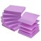 EARLY BUY Early Buy Pop Up Sticky Notes 3x3 Refills SelfStick Notes 6 Pads 100 SheetsPad Solid ColorPurple