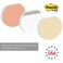 Gotcha Covered Earth Tone Sticky Note Pad AssortmentSet of 3 Round Flat Top Geometric Note Pads 35 Modern Boho Sticky Notes 50 Sheets Per PadMade in USA