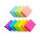 Eastern Wolf Sticky Notes 15x2 SelfStick Notes 10 Bright Multi Colors Sticky Notes 20 Pads 100 SheetPad