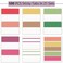 ELII 500 PCS Sticky Index Tabs 2 Inch Book Tabs Page Markers File Tabs Self Adhesive Labels for Pages Notebooks