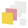 ENLUOM Transparent Sticky Notes 3 x 3 Inch Translucent Colorful Sticky Note Pastel Clear Sticky Notes for Books AnnotationSee Through Sticky Note 200 Sheets