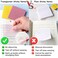 ENLUOM Transparent Sticky Notes 3 x 3 Inch Translucent Colorful Sticky Note Pastel Clear Sticky Notes for Books AnnotationSee Through Sticky Note 200 Sheets