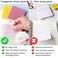 ENLUOM Transparent Sticky Notes 3 x 3 Inch Translucent Colorful Sticky Note Pastel Clear Sticky Notes for Books AnnotationSee Through Sticky Note 200 Sheets