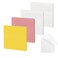 ENLUOM Transparent Sticky Notes 3 x 3 Inch Translucent Colorful Sticky Note Pastel Clear Sticky Notes for Books AnnotationSee Through Sticky Note 200 Sheets