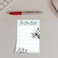 DAILY RITMO Funny Pig Sticky to Do List Pigs Lover Stuff Gift Ideas for Girls and Women Notepad 4x6 50 Pages