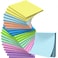 Geosar 24 Pack Lined Grid Sticky Notes 3 x 3 Inch Note Colorful Self Stick Notes Power Memo Pads Strong Adhesive Self Stick Note for Gifts School Office Supplies Macaron Color