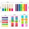 Golcellia Sticky Book Index Tabs Page Tabs Markers Sticky Notes Tabs 1272 Pieces5 Styles 31 Colors Annotation Tabs Book Annotation Supplies Study Pack