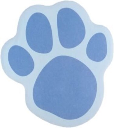 HANDCRAFTED HANDY Handcrafted Handy Dandy Notebook Paw Print Sticky Note Pad Clues 25 Paw Shaped Sticky Notes