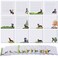 Handepo 12 Pack Dog Sticky Notes Bulk Small to Do List Funny Cute Animals Notepad Supplies for Office School Gifts 600 Sheets in Total