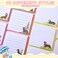 Handepo 12 Pack Dog Sticky Notes Bulk Small to Do List Funny Cute Animals Notepad Supplies for Office School Gifts 600 Sheets in Total