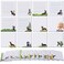 Handepo 12 Pack Dog Sticky Notes Bulk Small to Do List Funny Cute Animals Notepad Supplies for Office School Gifts 600 Sheets in Total