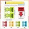 Jutom 25 Pack 1250 Pcs Sign Here Tabs Sign Here Post Stickers Sticky Notarize Initial Date Tabs Flags Arrow Stickers Flags for Office School Students Notebook Annotating Notary Books Multicolored