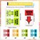 Jutom 25 Pack 1250 Pcs Sign Here Tabs Sign Here Post Stickers Sticky Notarize Initial Date Tabs Flags Arrow Stickers Flags for Office School Students Notebook Annotating Notary Books Multicolored