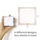 Kisdo Sticky Notes 600 Sheets 3 x 3 Inch Memo Pad 6 Patterns SelfStick Pads Multiple Designs Watermark Adhesive Notepads Easy to Post for Studying Home Office School Marble