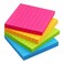 Eastern Wolf Lined Sticky Notes 3x3 Sticky Notes with Lines SelfStick Notes Bright Color 4 Pads 90 SheetsPad Bright