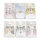 MINGSEECESS 12 Packs Cute Animal Cartoon Sticky Notes SelfStick Memo Pad Sets for Pet Lovers Women Girls