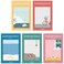 Monolike Playing Days StickyIt 5p Set SelfAdhesive Memo Pad 50 Sheets