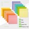 Mr. Pen Mr Pen Transparent Sticky Notes 3 x 3 12 Pads 600 Sheets See Through SelfAdhesive Notes for Bible Journaling and Studying WaterResistant Easy to Peel Clean Removal
