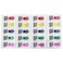 Andoca Please Sign Message Flags Assorted Color 400 Pages Total 079x177 Inch Wide Flags Easy to Post 4 OnTheGo DispensersPack